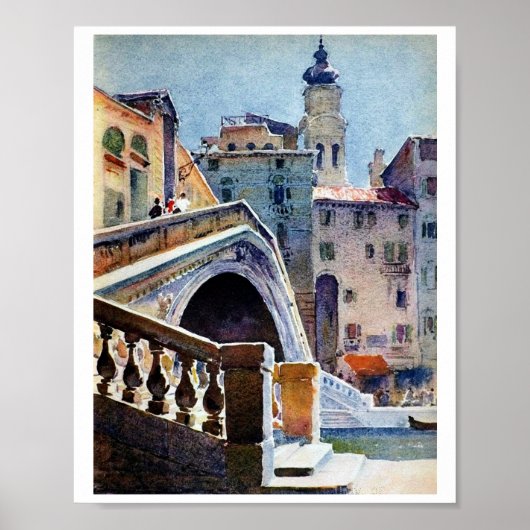 Poster Aquarelle de Venise (Devant)