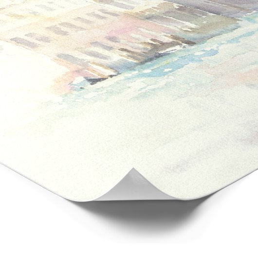 Poster Aquarelle de Venise (Coin)