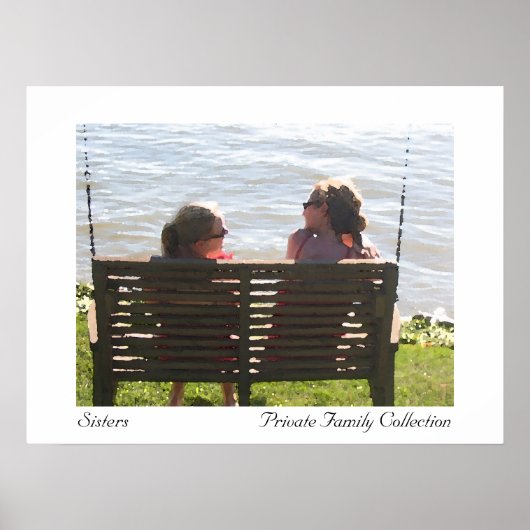 Poster Aquarelle des soeurs (Devant)