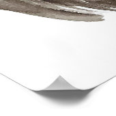 Poster Aquarelle dessinée à la main d'un coq (Coin)