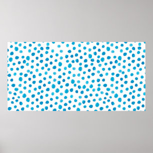 Poster Aquarelle dessinée à la main motif à la mode avec 