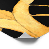 Poster Aquarelle dessinée à la main sans couture motif av (Coin)