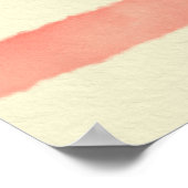 Poster Aquarelle drapeau américain rustique USA (Coin)