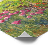 Poster Aquarelle du jardin de Jane Austen Imprimer (Coin)