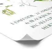 Poster Aquarelle du jardin de la lune (Coin)