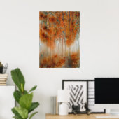 Poster Aquarelle du matin d'automne (Bureau à domicile)