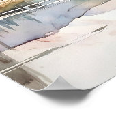 Poster Aquarelle du Parc National Denali (Coin)
