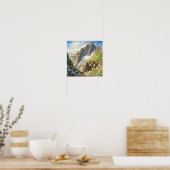 Poster Aquarelle du parc national des Rocheuses (Cuisine)