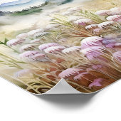 Poster Aquarelle du parc national du Mont-Rainier (Coin)