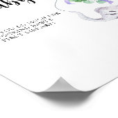 Poster Aquarelle Elephant & Balloon - livres pour bébé (Coin)