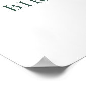 Poster Aquarelle Elephant Safari anniversaire Bienvenue (Coin)