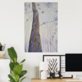 Poster Aquarelle en bois clair (Bureau à domicile)