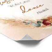 Poster Aquarelle en terre cuite arche Faites-moi confianc (Coin)