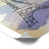 Poster Aquarelle et encre (Coin)