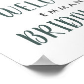 Poster Aquarelle et Parties scintillant Rose Mondial de l (Coin)