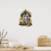 Poster Aquarelle extérieure 4 (Cuisine)