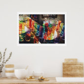 Poster Aquarelle "Fascination" de l'affiche en verre d'ar (Cuisine)