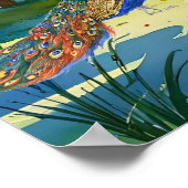 Poster Aquarelle Festive BBQ (Coin)