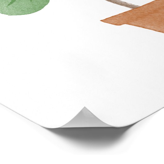 Poster Aquarelle Fig. Fig. (Coin)