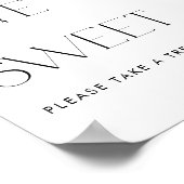 Poster Aquarelle Figés et Berry Floral Love is Sweet (Coin)