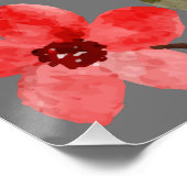 Poster Aquarelle Fleur coloré Nature mignonne (Coin)