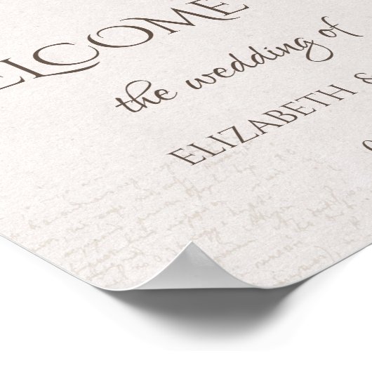 Poster Aquarelle Fleurs Automnes Enregistrer La Date (Coin)