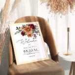 Poster Aquarelle Floral Boho Fête des mariées d'automne B<br><div class="desc">Parfait pour une fête d'automne, cet article non seulement donne l'ambiance, mais reflète aussi les émotions profondes de l'amour et de la joie associées à une douche nuptiale. Le design intemporel promet de faire une première impression mémorable, laissant vos invités impatients de votre journée spéciale. Que vous planifiez un grand...</div>