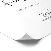 Poster Aquarelle Floral Lemons Wedding showers Faveurs (Coin)