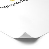 Poster Aquarelle Floral Plante Funny Citation jardinage (Coin)