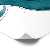 Poster Aquarelle florale (Coin)