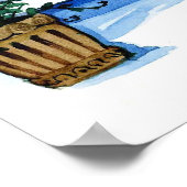 Poster Aquarelle florale (Coin)