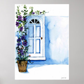Poster Aquarelle florale