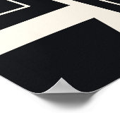 Poster Aquarelle formes abstraites (Coin)