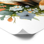 Poster Aquarelle FOX (Coin)