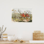 Poster Aquarelle Fox Hunt (Cuisine)
