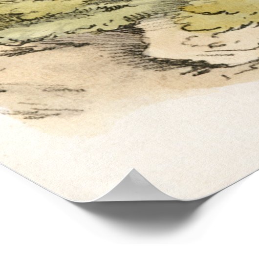 Poster Aquarelle Fox Hunt (Coin)