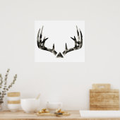 Poster Aquarelle géométrique Buck Antler (Cuisine)