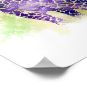 Poster Aquarelle Giraffe 1 (Coin)