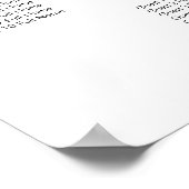 Poster Aquarelle gris argenté violet gris floral (Coin)