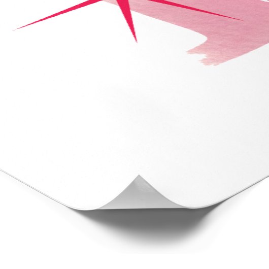 Poster Aquarelle H (Coin)