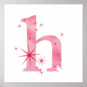 Poster Aquarelle H (Devant)