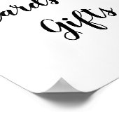 Poster Aquarelle Hiver Pine verte Arbre et Pine Cône (Coin)