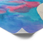 Poster Aquarelle Horse Silhouette (Coin)