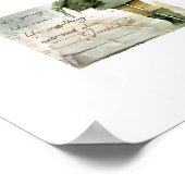 Poster Aquarelle Inspirationnelle Citation Espoir dans la (Coin)