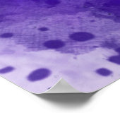 Poster Aquarelle Iris Flower Purple (Coin)