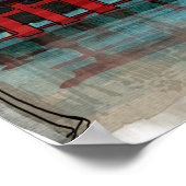 Poster Aquarelle japonaise 2 (Coin)