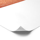 Poster Aquarelle japonaise imprimé abstrait (Coin)