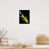 Poster Aquarelle japonaise jaune (Cuisine)