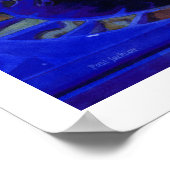 Poster Aquarelle "Jazz in Blues" Instruments de musique (Coin)