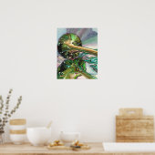 Poster Aquarelle Jazz Shine Print (Cuisine)